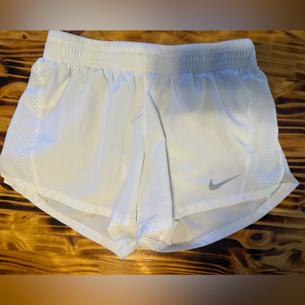 Nike Women's White Athletic Shorts